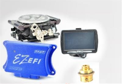 FAST EZ-EFI Marine Self-Tuning Fuel Injection Master Kits 30363-06KIT Systems, Kit, Throttle Body, 4-barrel Square Bore Mount, Inline Pump Kit, ECM, Kit