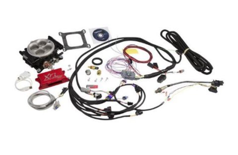 FAST EZ-EFI Self-Tuning Engine Management Systems 304001 System, Self-Tuning, 4 Injector Throttle Body, ECU, Wiring Harness, Kit