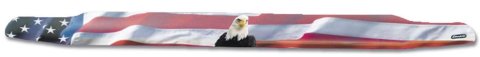 Stampede Vigilante Premium Hood Protectors 302-30 Bug Guard, Protector, 3M Automotive-grade Adhesive, Acrylic, GM Trucks, American Flag with Eagle, Each