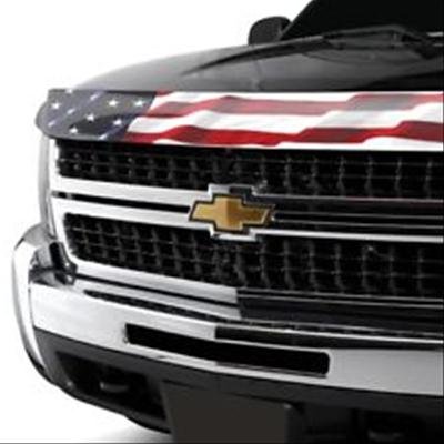 Stampede Vigilante Premium Hood Protectors 312-41 Bug Guard, Protector, 3M Automotive-grade Adhesive, Acrylic, Ford Trucks & SUVs, American Flag, Each