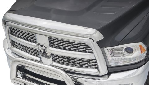 Stampede Vigilante Premium Hood Protectors for 2019-2023 SIERRA 1500, 2022 1500 LIMITED - 3022-8 Bug Guard, Protector, 3M Automotive-grade Adhesive, Acrylic, GMC Sierra Chrome, Each