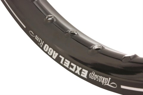 Excel A60 Rims 30-7412 Motocross Rim, Aluminum, Black Anodized, 19 in. x 1.850 in., 32-Spoke, Rear, Each