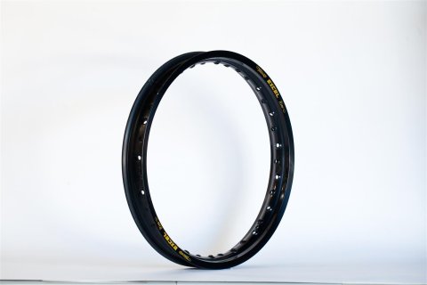Excel Takasago Rims 30-5242 Motorcycle Rim, Aluminum, Black Anodized, 17 in. x 1.40 in., Front, 32-Spoke, Suzuki, Yamaha, Each