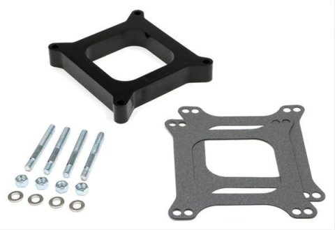 Trans-Dapt Performance 1 Inch Carburetor Spacer 2382 Spacer, Plastic, in. Thick, Open, Square Bore, Each