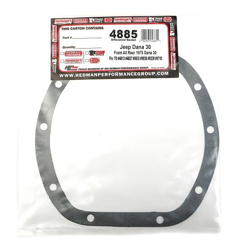 Trans-Dapt Performance Differential Cover Gaskets 4885 Gasket, Jeep, Dana 30, Each