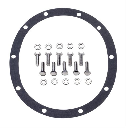 Trans-Dapt Performance Finned Aluminum 10 Bolt Dana 35 Differential Cover 9942 Cover, Aluminum, Black Powdercoated/Polished, Dana, 35, Kit