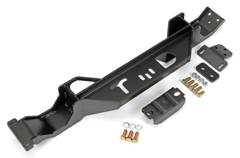 Trans-Dapt Performance Crossmembers 6418 Transmission Crossmember, Steel, Black, Buick, Chevy, Oldsmobile, Pontiac, Kit