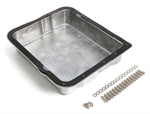 Trans-Dapt Performance Aluminum Transmission Pans 9107 Pan, Stock, Aluminum, Chevy, 4L60, 4L60E, 4L65E, 700R4, Kit