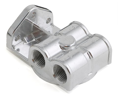 Trans-Dapt Performance Remote Oil Filter Relocation Kits 1014 Kit, Single Filter, 30 in. Length Hoses, 90 degree ports, GM LS Engine Swap, Kit