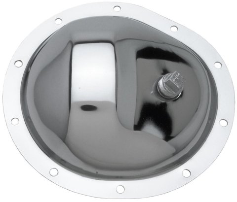Trans-Dapt Performance Chrome 10 Bolt GM 8.5 Inch (truck, front) Differential Cover 9069 Cover, Steel, Chrome, GM, in., Front Axle, Each