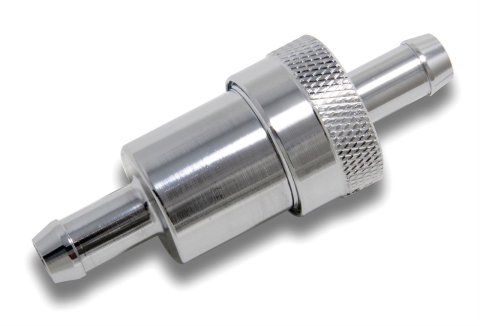 Trans-Dapt Performance Products Fuel Filters 9407 Filter Chrome with Bronze element for 3/8" hose with clamps