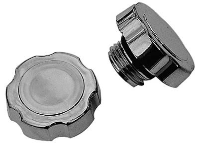 Trans-Dapt Performance Oil Fill Caps 9696 Cap 87-up GM, chrome plated