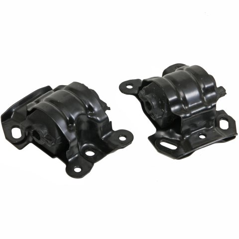 Trans-Dapt Performance Motor Mounts 4217 Mount, Frame Pad, Bolt-In, Steel/Rubber, Black, Chevy, GMC, S-Series with GM, V6, Pair