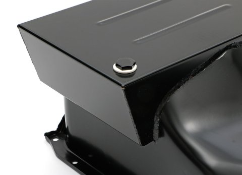 Trans-Dapt Performance Products Oil Pans 9306 BB FORD OIL PAN 1970-1982 351C, 351M, 400 8QT FRONT SUMP BLACK