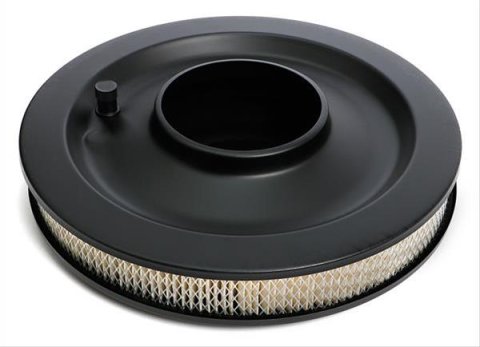 Trans-Dapt Performance Products Air Cleaners 8661 ASPHALT BLACK POWDER COATED 14" X 3 1/4" AIR CLEANER
