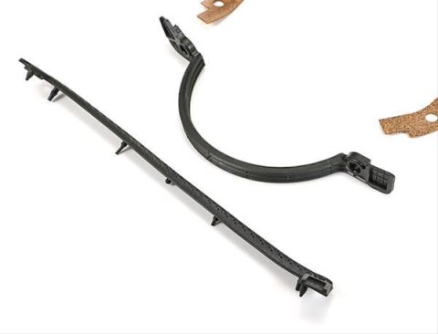 Trans-Dapt Performance Oil Pan Gaskets 4341 Gasket, Engine Pan, Cork/Rubber, 2-Piece, Chevrolet, BBC, Mark IV, Set