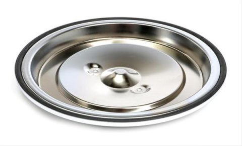 Trans-Dapt Performance Chrome Air Cleaner Tops 2377 Top, Steel, Chrome, Chevy, GMC, 15.375 in. Diameter, 5.0, 5.7L, Each