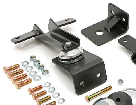 Trans-Dapt Performance Engine Swap Motor Mounts 4145 Mounts, Swap, Complete Mount, Bolt-In, Black, Ford, Pickup, Small Block, RWD, Kit