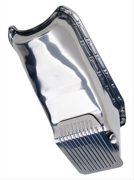 Trans-Dapt Performance Slam-Guard Oil Pans 8913 Pan, Steel, Silver, 4 qt., Chevy, Small Block, Each