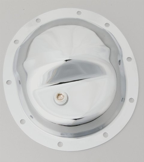 Trans-Dapt Performance Chrome 10 Bolt Dana 35 Differential Cover 9711 Cover, Steel, Chrome, 35, Each