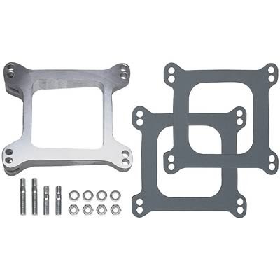 Trans-Dapt Performance 1.25 Inch Carburetor Spacer 2008 Spacer, Aluminum, 1.250 in. Thick, Open, Square Bore, Each