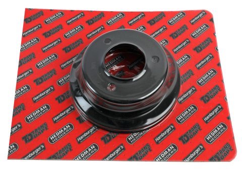 Trans-Dapt Performance Steel Crankshaft Pulleys 8309 Pulley, V-belt, 1-groove, Steel, Black Powdercoated, 6.312 in. O.D., Ford, 289, Each