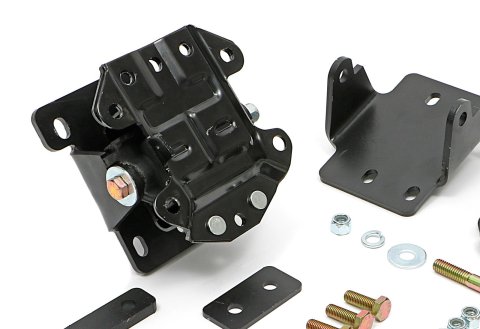 Trans-Dapt Performance Engine Swap Motor Mounts 4600 Mounts, Swap, Complete, Bolt-In, Steel/Rubber, Black/Black, LS1, 4L60E, 4L70E, Kit