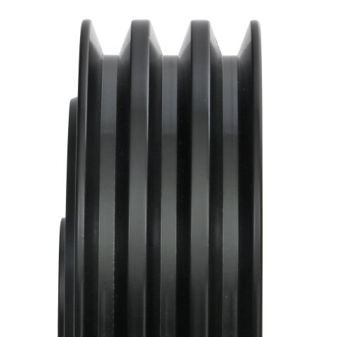 Trans-Dapt Performance Products Crankshaft Pulleys 7138 Pulley, BBC Aluminum Pulley Triple Lower Swp Black