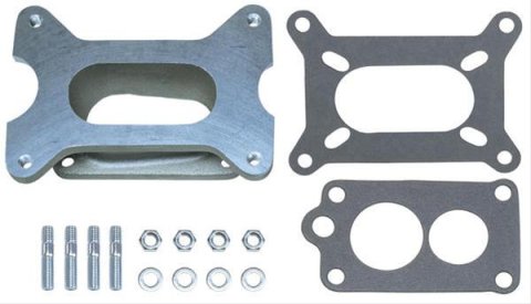 Trans-Dapt Performance Carburetor Adapters 2184 Adapter, Open Center, Holley 2-Barrel Carburetor, Toyota 22R Manifold, 1.75 in. Thick, Kit