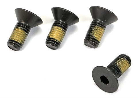 Trans-Dapt Performance Pulley Bolts 9492 Bolts, Steel, Black, Allen, 5/16 in.-24, 0.750 in. UHL, Universal, Set of 4
