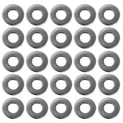 Trans-Dapt Performance AN Series Washers 9275 Washer, Flat Series, Stainless Steel, Natural, 0.290 in. ID, 0.619 in. OD, Set of 25