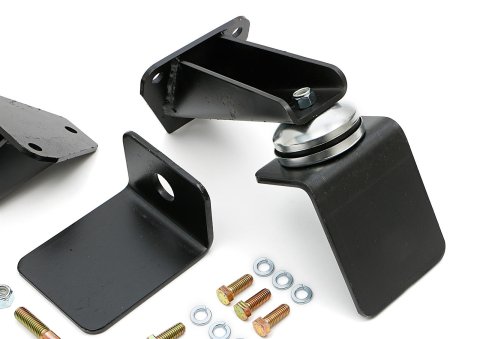 Trans-Dapt Performance Engine Swap Motor Mounts 9721 Mounts, Swap, Complete Mount, Weld-In, Steel/Rubber, Jeep, Pickup, Chevy Small Block V8/V6, Kit