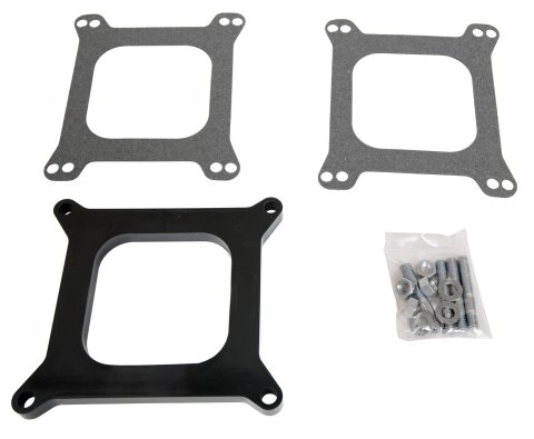 Trans-Dapt Performance 0.5 Inch Carburetor Spacer 2180 Spacer, Plastic, .500 in. Thick, Open, Square Bore, Each