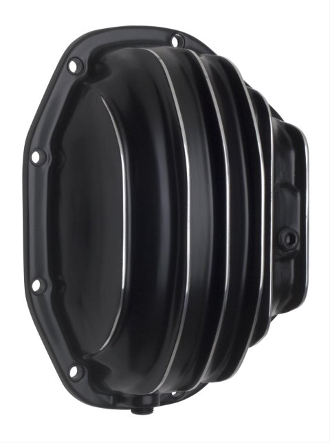 Trans-Dapt Performance Finned Aluminum 10 Bolt Dana 80 Differential Cover 9941 Cover, Aluminum, Black Powdercoated/Polished, Dana, 80, Kit