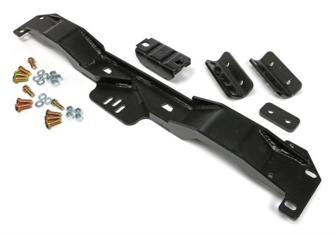 Trans-Dapt Performance Crossmembers 6419 Transmission Crossmember, Steel, Black, Chevy, Pontiac, Kit
