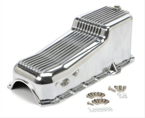 Trans-Dapt Performance Products Oil Pans 9023 OIL PAN FINNED ALUMINUM SBC 305-350 1980-85