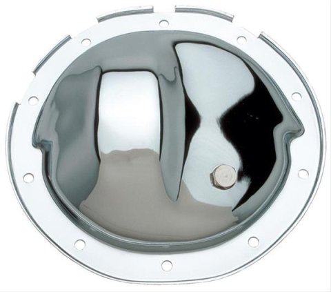 Trans-Dapt Performance Chrome 10 Bolt GM 8.5 Inch Differential Cover 4135 Cover, Steel, Chrome, GM, in., 10-Bolt, Each
