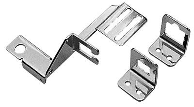 Trans-Dapt Performance Carburetor Linkage Plates 9620 Carb Mounted Bracket with Automatic Transmission Chrome