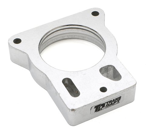 Trans-Dapt Performance Torque-Curve MPFI Spacers 2566 Throttle Body Spacer, Torque-Curve, Aluminum, Natural, 1 in., Chevy, GMC, Pickup/SUV, Each