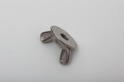 Trans-Dapt Performance Custom Air Cleaner Wing Nuts 2182 Nut, Steel, Chrome, 1/4 in.-20, With Flange, Universal, Each