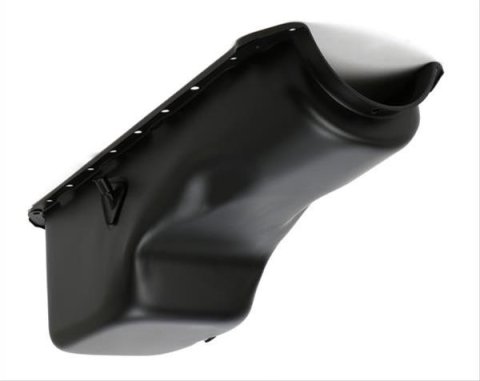 Trans-Dapt Performance Products Oil Pans 8709 MOPAR 318-340 ASPHALT BLACK POWDER COATED OIL PAN