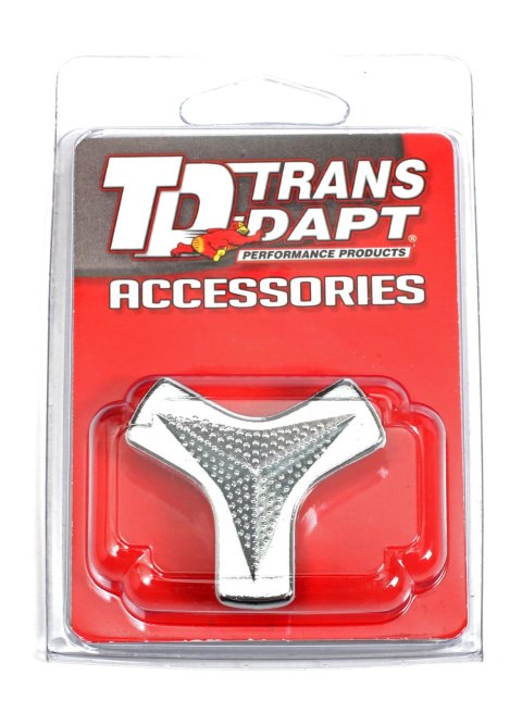 Trans-Dapt Performance Custom Air Cleaner Wing Nuts 2179 Nut, Small Tri-Bar Spinner, Chrome, 1/4 in.-20, Each