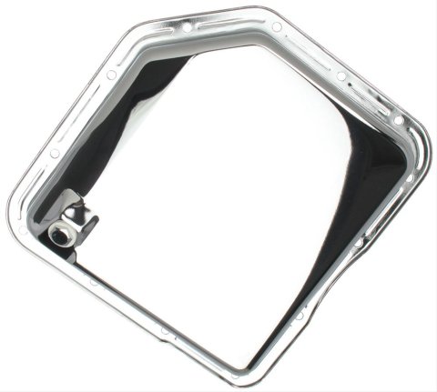 Trans-Dapt Performance Transmission Pans 9074 Pan, Stock, Steel, Chrome, GM, TH350, Each
