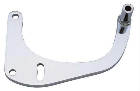Trans-Dapt Performance Steel Alternator Brackets 9758 Bracket, Steel, Chrome, Front Cover Mount, Short Water Pump, Chevy, Small Block, Each