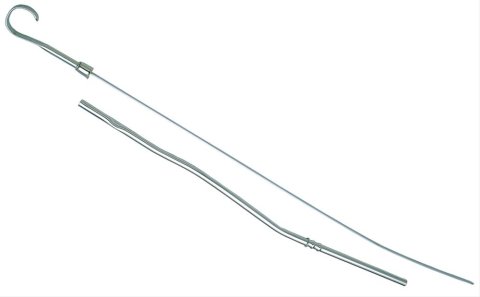 Trans-Dapt Performance Engine Oil Dipstick and Tube Kits 9404 with Tube, Engine, Steel, Chrome, Oldsmobile, V8, Each