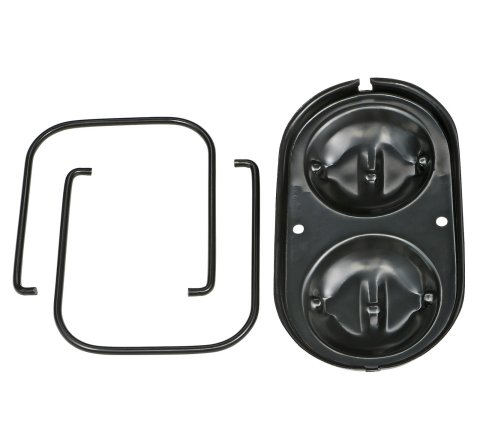Trans-Dapt Performance Products Master Cylinder Reservoir Covers 7342 Cover, 3" X 5 3/4" Black Brake Cover