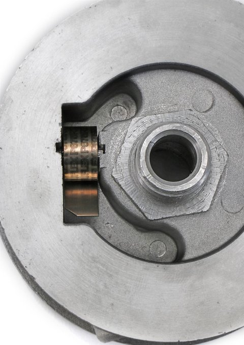 Trans-Dapt Performance Oil Cooler Sandwich Adapters 1322 Adapter, Filter, Sandwich, Aluminum, Natural, 13/16-16 in. Thread, 1/2 in. NPT Inlet/Outlet, Each