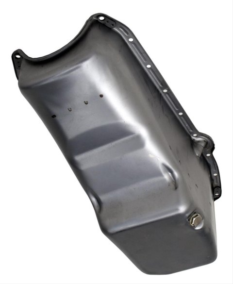 Trans-Dapt Performance OEM Replacement Oil Pans 9410 Pan, Steel, Natural, 4 qt., Chevy, Small Block, Each