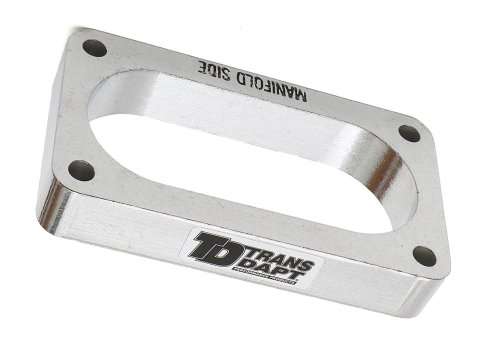 Trans-Dapt Performance Wide-Open TBI Spacers 2669 Throttle Body Spacer, Wide Open, Aluminum, Natural, 1 in., Ford, Lincoln, Mercury, 4.6/5.4/6.8L, Each