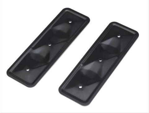 Trans-Dapt Performance Products Valve Covers 8698 GM 194-250 I6 ASPHALT BLACK POWDER COATED SIDE PLATES
